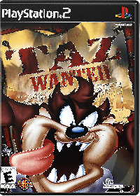 Taz Wanted PAL Playstation 2  box art